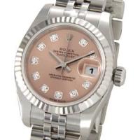 ロレックス ROLEX 179174 G-PK デイトジャスト ピンク ダイヤモンド10P レディース 腕時計 