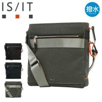 イズイット ショルダーバッグ 撥水 927113 ニードル IS/IT ペットボトル収納 | サックスバーYahoo!店