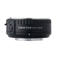 SHOTEN（ショウテン） 電子マウントアダプター (ニコンF（AF-S）レンズをマイクロフォーサーズマウントボディに取付け）NAF-m43 | サエダオンラインショップ