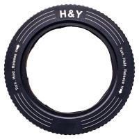 【ネコポス便配送 送料無料】H&amp;Yフィルター　REVORING 82-95mm 可変式ステップアップリング RS95　（取り付けフィルターは95mmを装着） | 佐衛田写真店