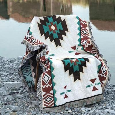ネイティブ柄 ブランケット（アウトドア、キャンプ、登山