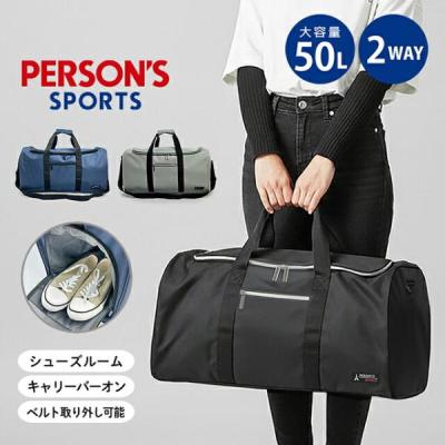 PERSON'S(ファッション) メンズボストンバッグ（色：ブラック系