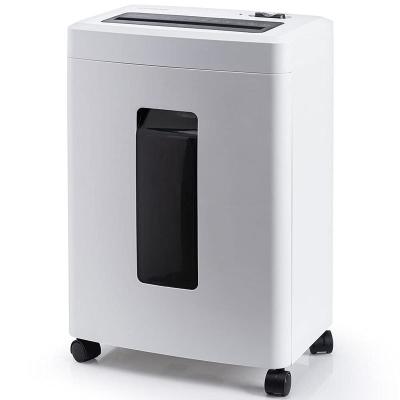 シュレッダー 家庭用 マイクロカット　電動 業務用:2*10mm 電動シュレッダー 家庭用 クロスカット 6枚細断 連続2分使用