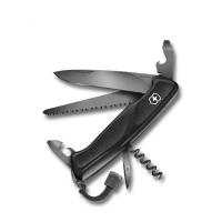 victorinox 0.9563.C31P レンジャーグリップ 55 オキニスブラック ナイフ アウトドア キャンプ ノコギリ 折りたたみナイフ 黒 プレゼント ブランド 十徳ナイフ | 堺の刃物屋さんこかじ