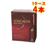 ロス カロス 赤 BIB 3000ml 3L×4本 1ケース 送料無料 北海道 沖縄は送料1000円加算 代引不可 同梱不可 日時指定不可 | サカツコーポレーション