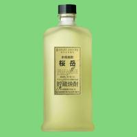 【淡い黄金色の熟成感ある焼酎！】　桜岳　樫樽貯蔵　麦焼酎　25度　720ml | お酒の専門店ファースト Yahoo!店