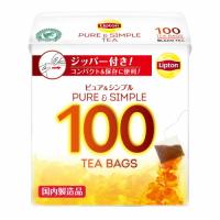 キーコーヒー リプトン ピュア&amp;シンプル ティーバッグ 100袋 ×6 メーカー直送 | 総合通販PREMOA Yahoo!店