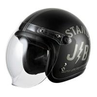 RIDEZ JB STANDARD BLACK 57-60cm未満 デザインジェットヘルメット | 総合通販PREMOA Yahoo!店