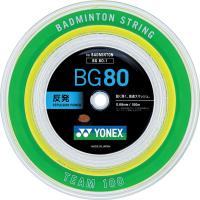 ヨネックス バドミントン用 ガット ミクロン80 100mロール イエロー BG801 004 YONEX | 総合通販PREMOA Yahoo!店