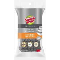 3M(スリーエム) スコッチブライト プレミアムネットスポンジ グレー 1個入 | 総合通販PREMOA Yahoo!店