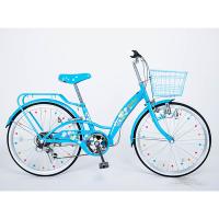 21Technology EM226 パステルブルー 子供用自転車（22インチ・6段変速） メーカー直送 | 総合通販PREMOA Yahoo!店