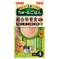 いなばペットフード いなば ちゅ〜るごはん とりささみ&amp;緑黄色野菜 14g×4本 | 総合通販PREMOA Yahoo!店