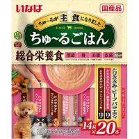 【1,000円OFFクーポン配布中】いなばペットフード ちゅ〜るごはん とりささみ ビーフバラエティ 14g×20本 | 総合通販PREMOA Yahoo!店