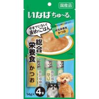 いなばペットフード いなば ちゅ〜る 総合栄養食 かつお 14g×4本 | 総合通販PREMOA Yahoo!店