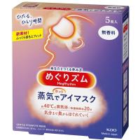 花王 めぐりズム 蒸気でホットアイマスク 無香料 5枚入 | 総合通販PREMOA Yahoo!店