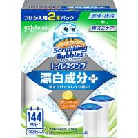 ジョンソン スクラビングバブル トイレスタンプ 漂白成分プラス ホワイティーシトラス つけかえ用 2本パック | 総合通販PREMOA Yahoo!店