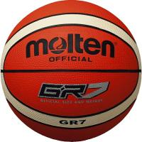 モルテン BGR7-OI オレンジ×アイボリー バスケットボール 7号球 (ゴム) | 総合通販PREMOA Yahoo!店