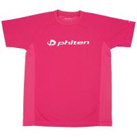 RAKUシャツSPORTS 半袖 ロゴ入り Tシャツ ピンク×ロゴ白 O JG358006 phiten | 総合通販PREMOA Yahoo!店