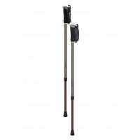シナノ そふと安心2本杖 2本組 ブラウン 650180 メーカー直送 | 総合通販PREMOA Yahoo!店