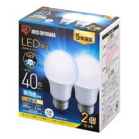 アイリスオーヤマ LDA4N-G-4T62P LED電球 E26 広配光 40形相当 昼白色 2個セット | 総合通販PREMOA Yahoo!店