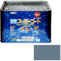 アサヒペン 水性スーパーコート 5L (ブルーグレー) | 総合通販PREMOA Yahoo!店