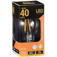 オーム電機 LDA4L C6 LEDフィラメントタイプ電球 E26 40形相当 電球色 | 総合通販PREMOA Yahoo!店