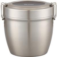 スケーター 抗菌 保温 丼ぶりステンレス弁当箱 800ml シルバー STLBD8AG | 総合通販PREMOA Yahoo!店