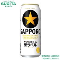 サッポロ 生ビール 黒ラベル 500ml １ケース(24本)　｜　 倉庫出荷 サッポロビール ビール | 酒のすぎた Yahoo!店