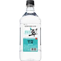 ●よりどり12本で送料無料●(一部地域除く)サントリー　ジャパニーズジン　翠　SUI　1.8L　ペットボトル | 酒のスーパーキング