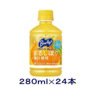 ［飲料］送料無料※　アサヒ　バヤリース　オレンジ　２８０ｍｌＰＥＴ　１ケース２４本入り（280ml 300 ペット ビタミンC）アサヒ飲料 | リカー問屋マキノ