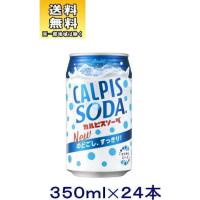 ［飲料］送料無料※　カルピスソーダ　３５０ｍｌ缶　１ケース２４本入り（350ml　炭酸　calpis　SODA）アサヒ飲料 | リカー問屋マキノ