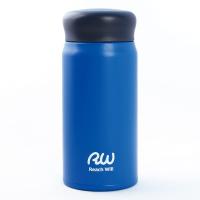 Reach Will魔法瓶 水筒350ml 軽量 真空2重構造ステンレスマグボトル 保温保冷 ブルー RAB-35MBL | さくらの木道