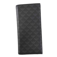 エンポリオ アルマーニ EMPORIO ARMANI 財布 長財布 折りたたみ長財布 YEM474 YTO2J 84284 イーグルロゴ YEN WALLET BLACK B ブラック | Salada Bowl-おしゃれブランド通販