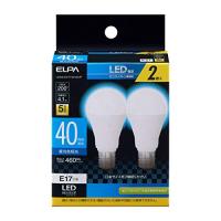 エルパ LED電球 2個セット ミニクリプトン球形 口金E17 40W形 昼光色 5年保証 LDA4D-G-E17-G4103-2P | samakei shop