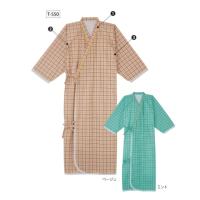 (日本エンゼル) ケアねまき (ダブルメッシュ) T-550 サイズS/M/L/LL パジャマ 介護 服 高齢者 男性 紳士 メンズ 女性 婦人 レディース 共用 ANGEL