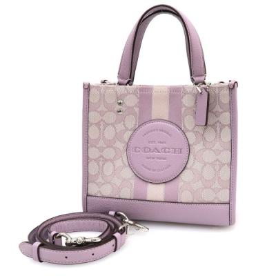 〈未使用〉COACH コーチ デンプシートート ショルダー ハンド パープル デンプシー トート 22（レディースファッション） | ファッション の
