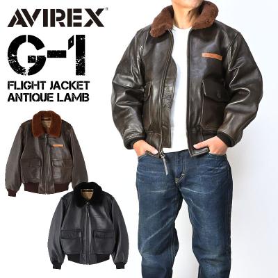 AVIREX メンズ革ジャン、レザージャケット（サイズ（S/M/L）：L