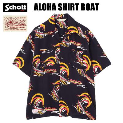 Schott ショット アロハシャツ ブラック schott アロハシャツの商品一覧 通販 - Yahoo!ショッピング
