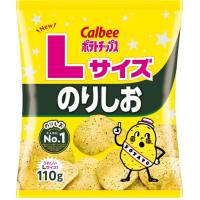 カルビー ポテトチップス Lサイズ のりしお 110g×12袋 | 早緑月