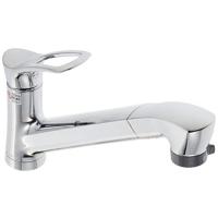 SANEI デザイン水栓シリーズ【COULE】 シングルワンホールスプレー混合栓・キッチン用 K87120JV-13 | 早緑月