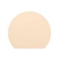 アイメディア(Aimedia) まな板 食洗機対応 丸いまな板 耐熱エラストマー 約30×26cm ベージュ 小 1009853 | 早緑月