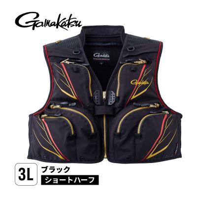 Gamakatsu 釣り ライフジャケット、フローティングベスト
