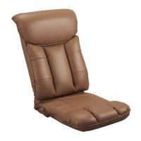 座椅子 座いす スーパーソフトレザー座椅子 彩（いろどり） ブラウン色  ＹＳ-1310 | さぬきや