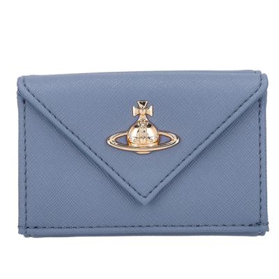 Vivienne Westwood レディース三つ折財布（色：ブルー系）｜財布