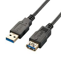エレコム USBケーブル 延長 USB3.0 (USB A オス to USB A メス) スリム 1m ブラック USB3-EX10BK | Sapphire Yahoo!店