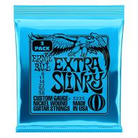 正規品 ERNIE BALL 3225 エレキギター弦 (08-38) EXTRA SLINKY 3Set Pack | Sapphire Yahoo!店