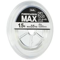 DUEL(デュエル) フロロライン 1.5号 POWERCARBON MAX 50m 1.5号 スーパークリア H3395 | Sapphire Yahoo!店