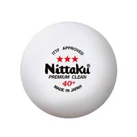 ニッタク(Nittaku) 卓球 ボール 3スター プレミアム クリーン 1ダース NB1701 ホワイト 40mm | Sapphire Yahoo!店