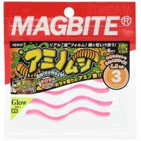 マグバイト(MAGBITE) アミノムシ 3inch 24 ドピンクグロー MBW09 | Sapphire Yahoo!店