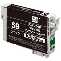 エコリカ エプソン ICBK59対応リサイクルインク ブラック ECI-E59B 残量表示対応 | Sapphire Yahoo!店